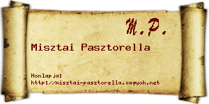 Misztai Pasztorella névjegykártya